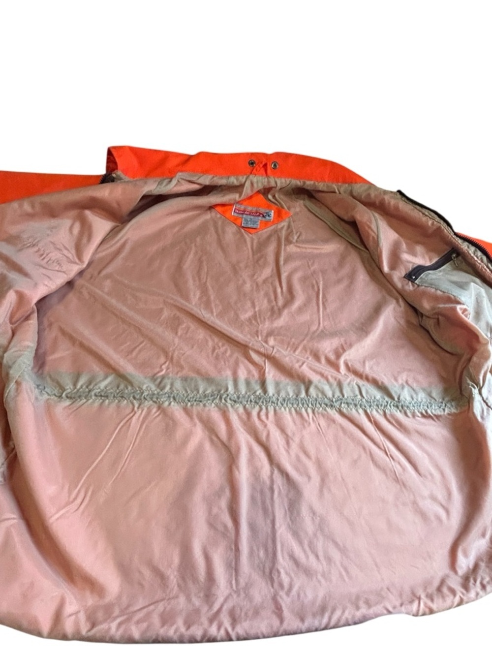 Winchester Blaze Orange Hunting Jacket w Camo Liner Mens M - Picture 13 of 16